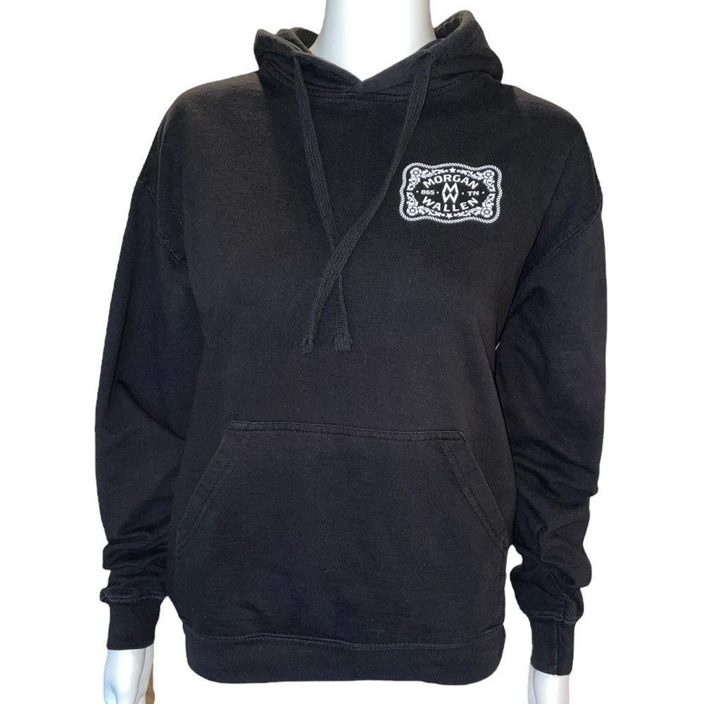 Morgan Wallen Black Logo Pullover Hoodie
